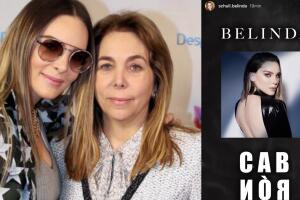 Con este anuncio, la mamá de Belinda promociona la canción 'Mentiras, cabr...' de la cantante. 