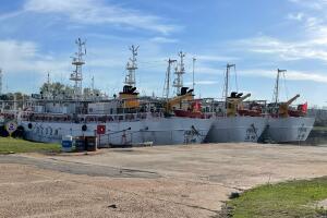Hu Shun Yu Fishing Vessels Docked in Buenos Aires