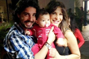 Lorena Rojas y esposo