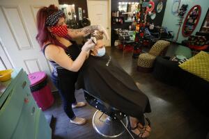 Virus Outbreak California Enforcement