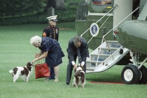 George Bush and Barbara Bush