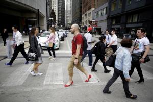 Male Attorneys In Chicago Don Heels To March Against Rape And Gender Violence