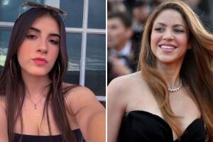 Naomi Castelán (izquierda) y Shakira (derecha)