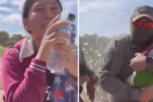 bebé inconsciente mamá inmigrante Río Bravo Eagle Pass Texas