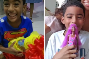 Padres regalan muñeca Barbie a su hijo y la reacción del niño enamoró a Internet