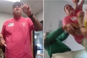 Dos padres fueron arrestados tras golpear e insultar a una oficial escolar en Deltona Middle School; la agente sufrió una conmoción cerebral durante el ataque.