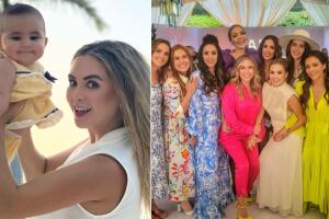 Florencia de Saracho celebró el bautizo de su hija María; asistieron Claudia Álvarez, Grettell Valdez y más famosas