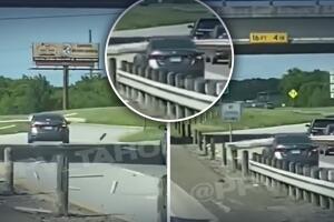 Transporta maderos y causa daños