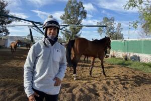 Adrian Escobedo, un jinete promesa del futuro en Arizona. 