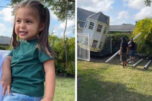 Capri, la hija de Chiquibaby, ahora es la dueña de la casita de juegos