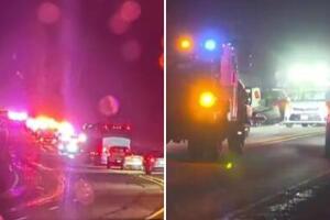 mueren 5 personas trailer derrapa hielo carretera 57 eagle pass texas