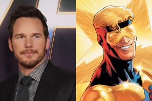 Chris Pratt como Booster Gold películas de DC con James Gunn.jpg