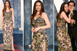 Ana de Armas en la fiesta de Vanity Fair tras los premios Oscar 2023
