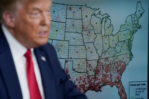 President Trump Holds Briefing At White House