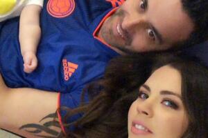 Ximena Duque y su hija