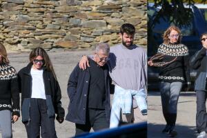 Piqué y Clara Chía: fotos de la pareja juntos en Navidad con los padres de él 