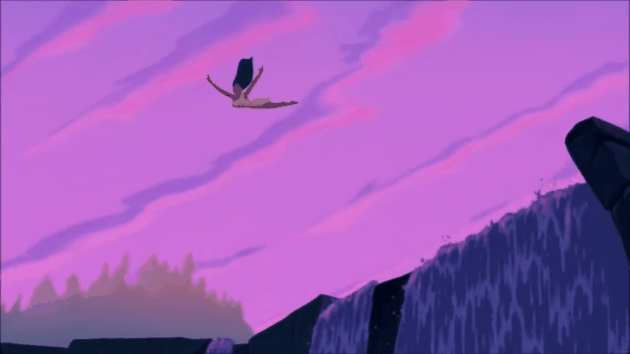 gif Pocahontas clavado