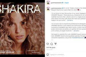 Shakira tendrá su propia exposición en el Museo del GRAMMY