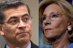 Xavier Becerra    Betsy DeVos 