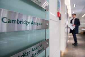 Oficinas de Cambrigde Analytica en Londres.