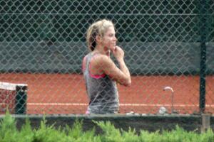 Shakira con Piqué y Sasha en sus clases de tenis