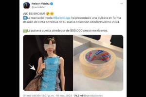 Pulsera de la colección otoño/invierno de 2024 de Balenciaga causa polémica.