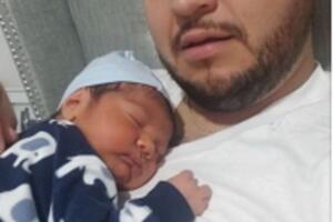 Eden Muñoz presentó a Emilio, su primer hijo