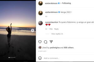 Azela Robinson bajó 57 libras.