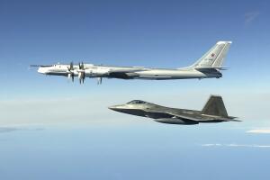 CORRECTION Russia US Military Flights Alaska