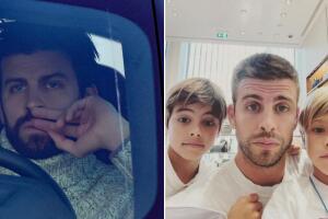 En fotos: Gerard Piqué llega por sus hijos a casa de Shakira