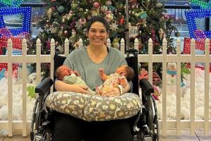 Las gemelas nacieron a las 39 semanas de gestación en días diferentes