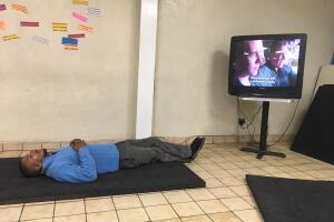 Albergue de los deportados en Tijuana