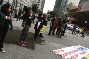 Protestan contra redadas en San Francisco 