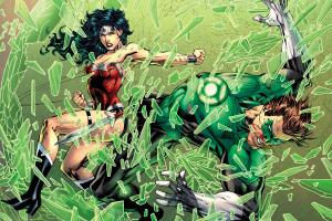 Wonder Woman vs Green Lantern Hal Jordan