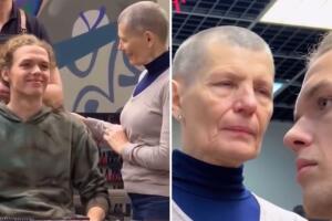 Joven se rapa para regalarle una peluca a su madre con cáncer: video provoca lágrimas