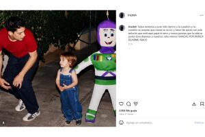 Esta fue la foto que Tristán compartió junto a Yahir.