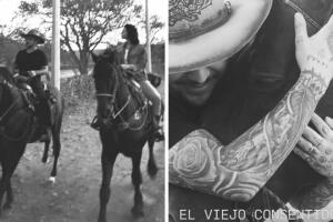 Nodal compartió una fotografía junto a su esposa Ángela Aguilar la noche del 24 de abril