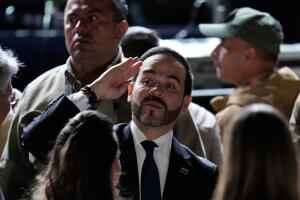 Abelardo de la Espriella, en la vigilia 