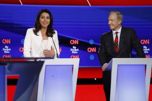 Tulsi Gabbard, Tom Steyer