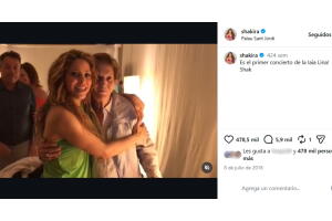 Así fue el encuentro entre Shakira y la abuela paterna de Piqué.