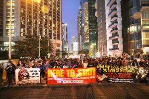 Activists Demonstrate Against Trump's Immigration Policies