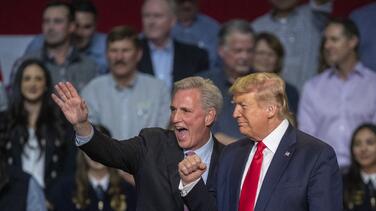 Testigos relatan la pelea entre Trump y McCarthy durante el asalto al Capitolio