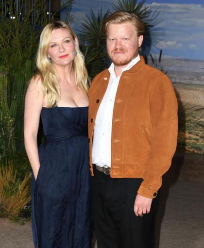 WESTWOOD, CALIFORNIA - OCTOBER 07: Kirsten Dunst and Jesse Plemons attend the premiere of Netflix's "El Camino: A Breaking Bad Movie" at Regency Village Theatre on October 07, 2019 in Westwood, California. (Photo by Jon Kopaloff/Getty Images)