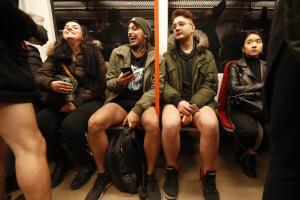 Czech Republic No Pants Subway Ride