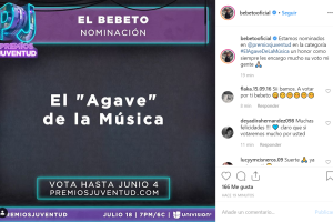 Reacciones Premios Juventud 2019