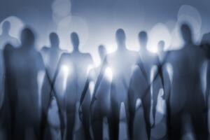 Blurry,Image,Of,Nightmarish,Alien,Beings.