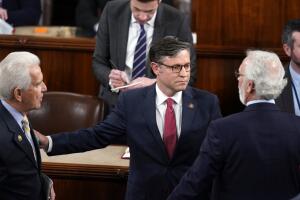 El representante Mike Johnson, de Lousiana, fue el cuarto candidato republicano seleccionado para el cargo de presidente de la Cámara de Representantes.