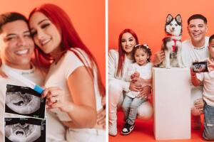 Eduin Caz y su esposa esperan su tercer hijo