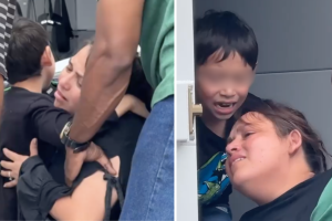 madre hijo detenidos ICE corte San Antonio