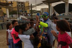 Niños en Catia La Mar